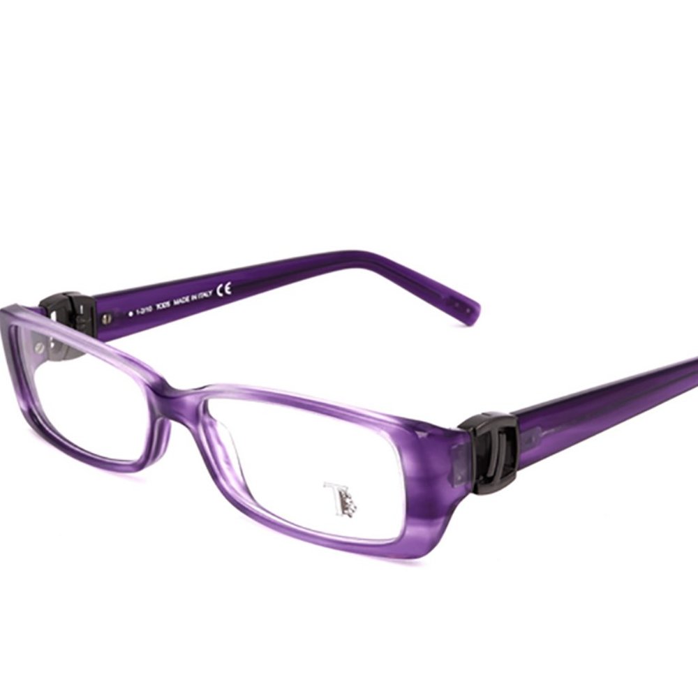 NEW TOD'S ITALY TO5016 081 52/14/130 SHINY VIOLET EYEGLASSES W BAG